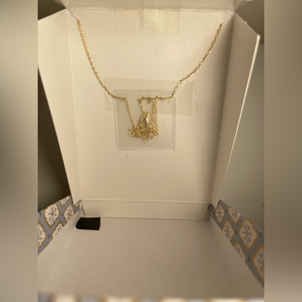 Isabella M. Gold Cross Necklace - Picture 5 of 6